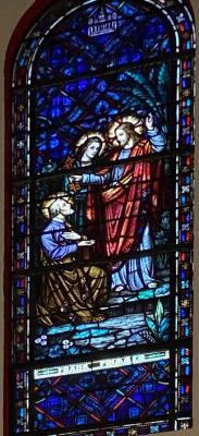 Stained Glass window at OLPH